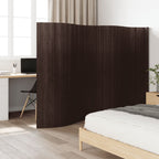 Divisorio Ambienti Marrone Scuro Larghezza 400 cm Altezza 165 cm in Bambù