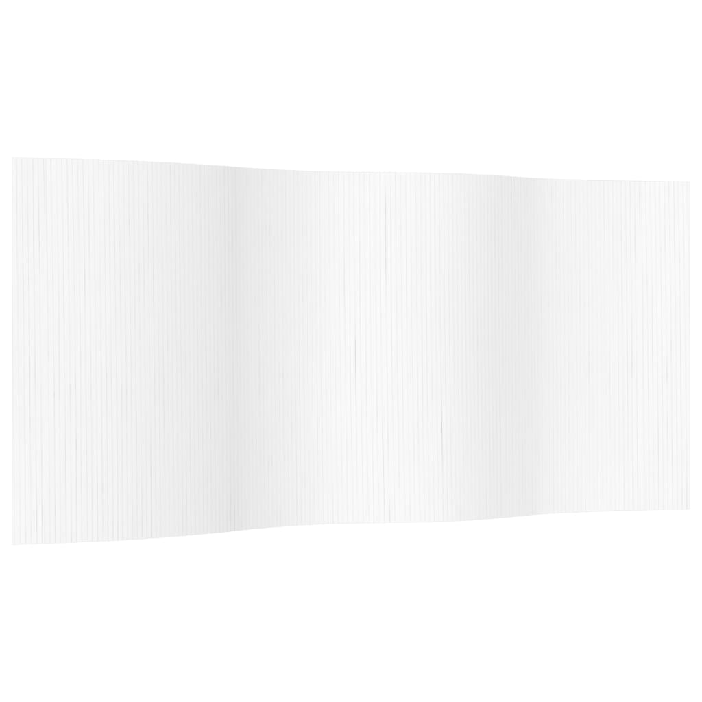 Divisorio Ambienti Bianco Larghezza 400 cm Altezza 165 cm in Bambù