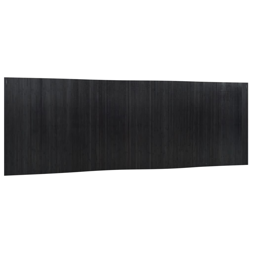 Divisorio Ambienti Nero Larghezza 600 cm Altezza 165 cm in Bambù