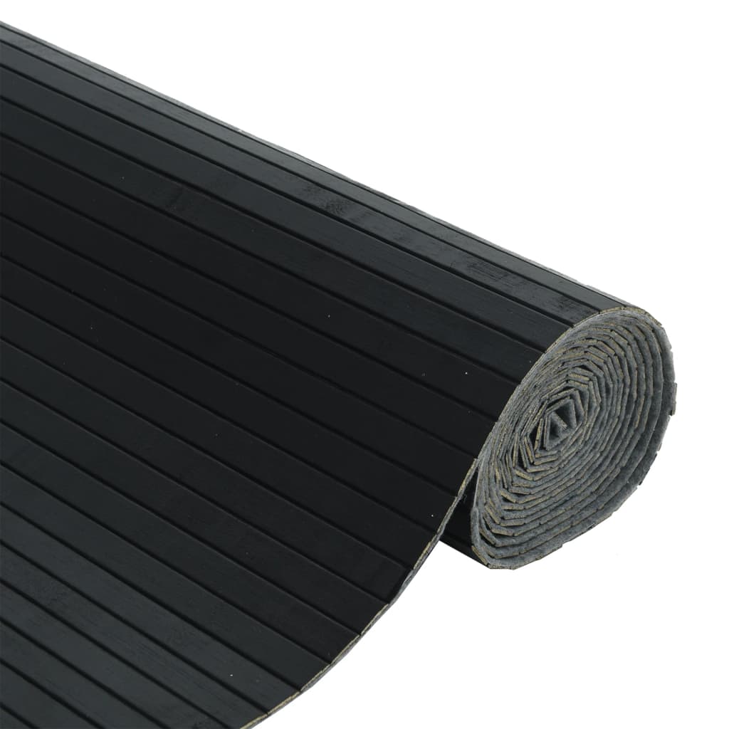 Divisorio Ambienti Nero Larghezza 600 cm Altezza 165 cm in Bambù