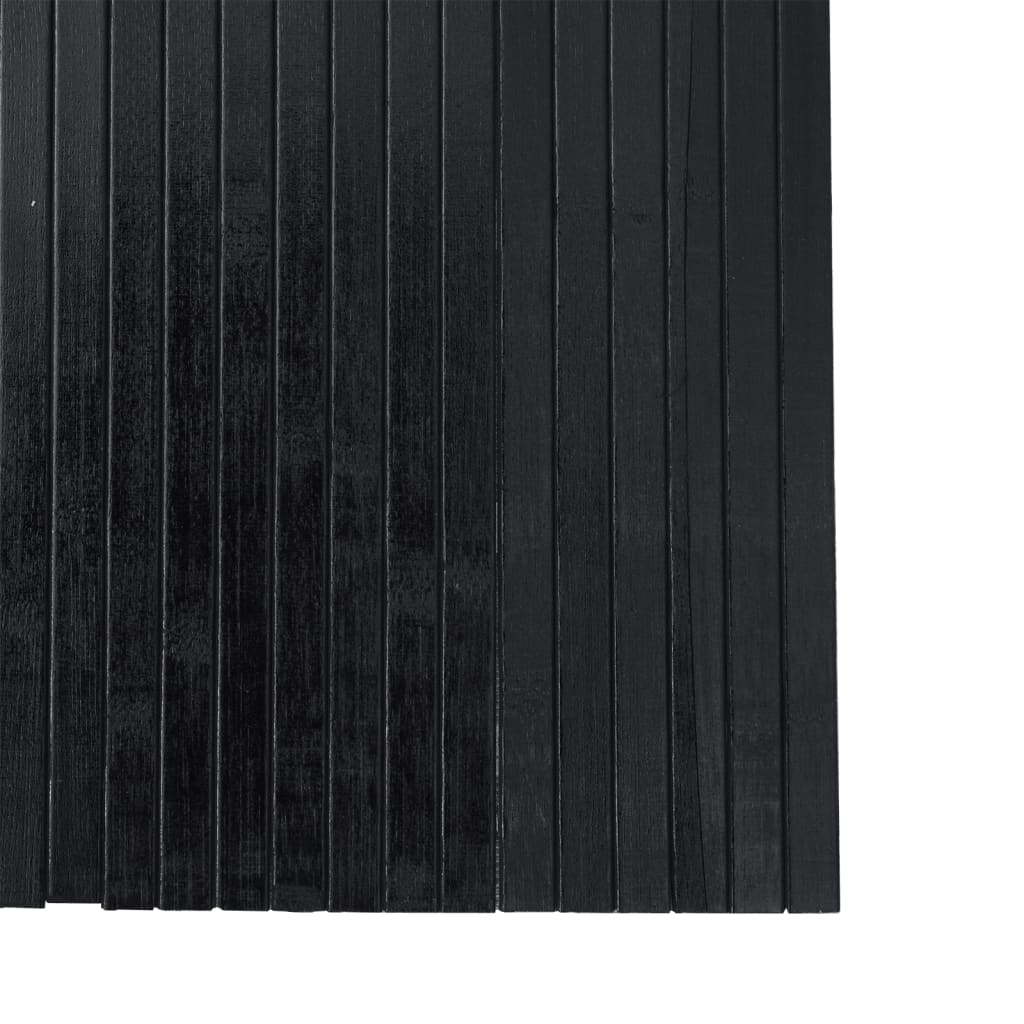 Divisorio Ambienti Nero Larghezza 600 cm Altezza 165 cm in Bambù