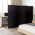 Divisorio Ambienti Nero Larghezza 600 cm Altezza 165 cm in Bambù