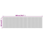 Divisorio Ambienti Marrone Larghezza 600 cm Altezza 165 cm in Bambù
