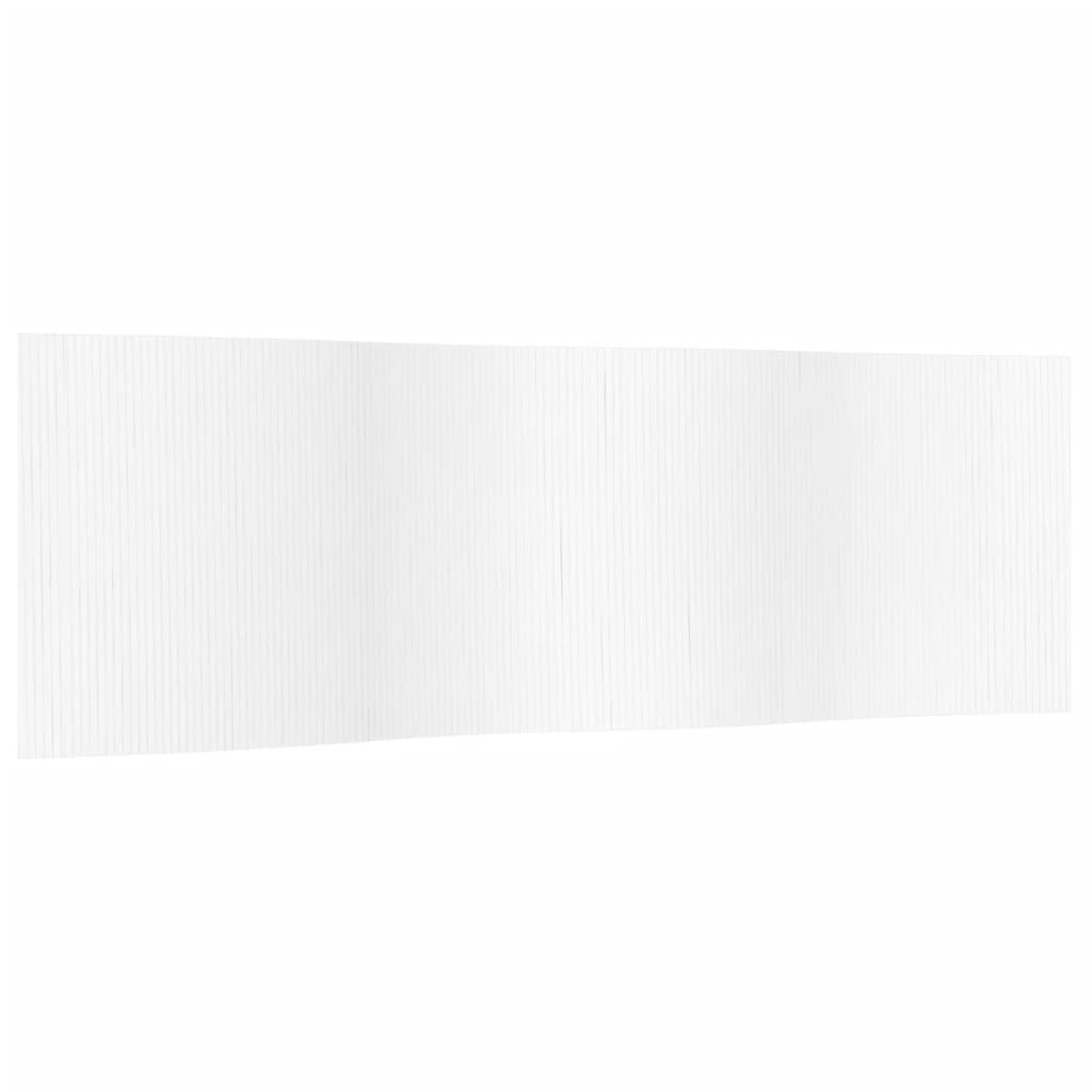 Divisorio Ambienti Bianco Larghezza 600 cm Altezza 165 cm in Bambù