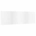 Divisorio Ambienti Bianco Larghezza 600 cm Altezza 165 cm in Bambù