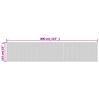 Divisorio Ambienti Marrone Scuro Larghezza 800 cm Altezza 165 cm in Bambù