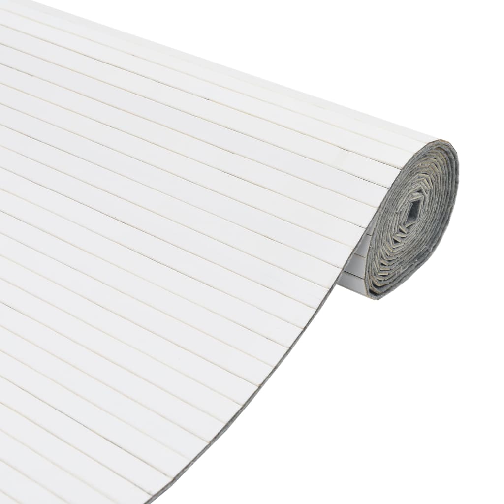 Divisorio Ambienti Bianco Larghezza 800 cm Altezza 165 cm in Bambù