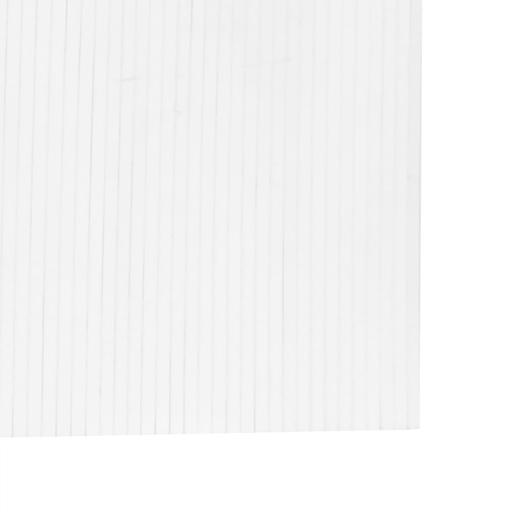 Divisorio Ambienti Bianco Larghezza 800 cm Altezza 165 cm in Bambù