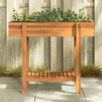 Fioriera Rialzata da Giardino 90x30x75 cm Legno Massello Acacia