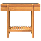 Fioriera Rialzata da Giardino 90x30x75 cm Legno Massello Acacia