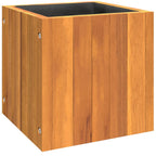 Fioriera da Giardino 25x25x25 cm in Legno Massello di Acacia