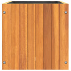 Fioriera da Giardino 35x35x35 cm in Legno Massello di Acacia
