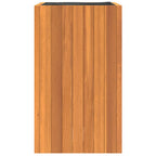 Fioriera da Giardino 35x35x60 cm in Legno Massello di Acacia