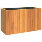 Fioriera da Giardino 59x27,5x35 cm in Legno Massello di Acacia