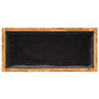 Fioriera da Giardino 59x27,5x35 cm in Legno Massello di Acacia