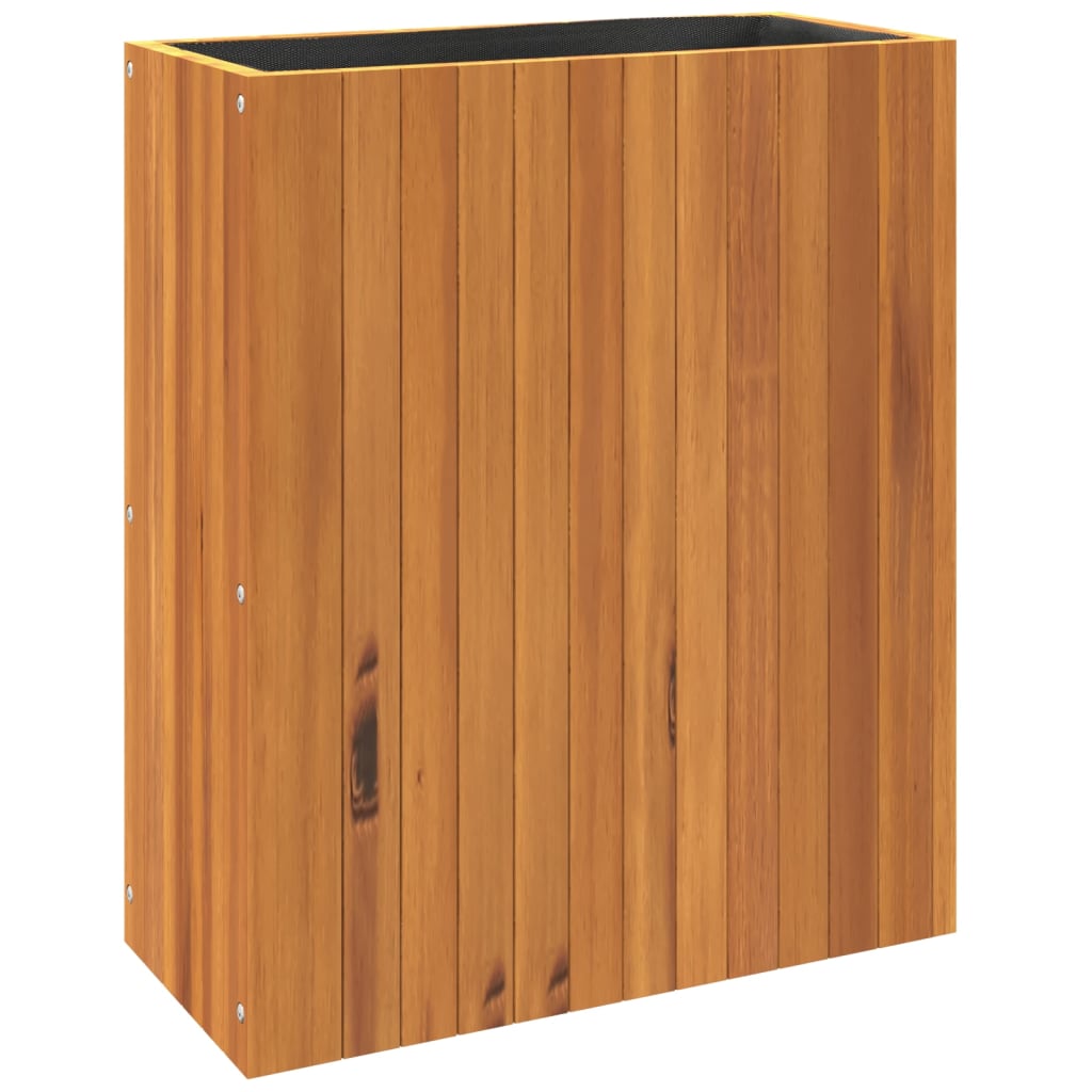 Fioriera da Giardino 59x27,5x70 cm in Legno Massello di Acacia