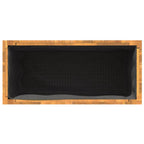 Fioriera da Giardino 59x27,5x70 cm in Legno Massello di Acacia