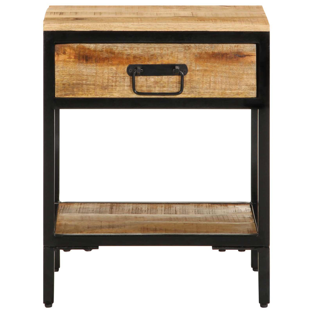 Comodino con cassetto Marrone 40 x 35 x 50 cm