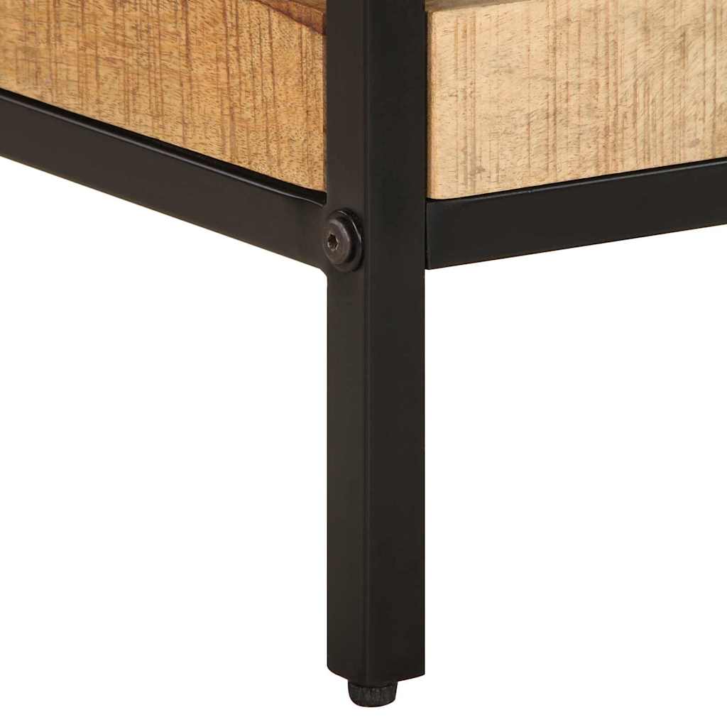 Tavolo laterale Marrone 35 x 35 x 45 cm Legno di mango massello