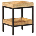 Tavolo laterale Marrone 35 x 35 x 45 cm Legno di mango massello