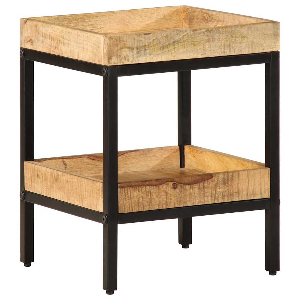Tavolo laterale Marrone 35 x 35 x 45 cm Legno di mango massello