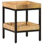 Tavolo laterale Marrone 35 x 35 x 45 cm Legno di mango massello