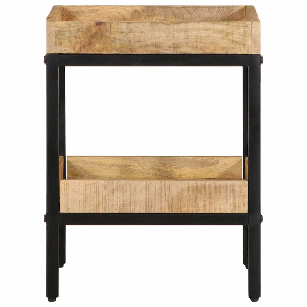 Tavolo laterale Marrone 35 x 35 x 45 cm Legno di mango massello