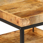 Tavolo laterale Marrone 45 x 45 x 45 cm Legno di mango massello