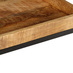 Tavolo laterale Marrone 45 x 45 x 45 cm Legno di mango massello