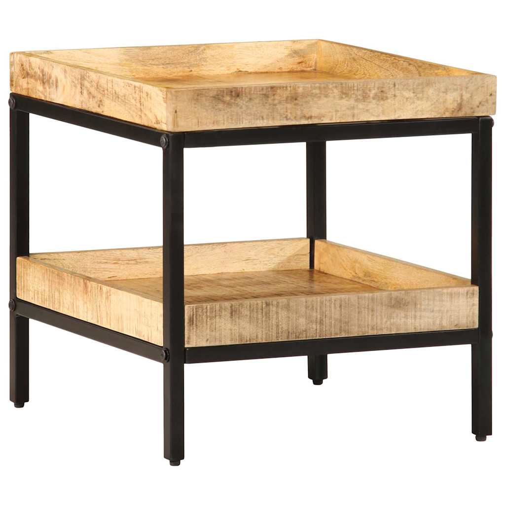 Tavolo laterale Marrone 45 x 45 x 45 cm Legno di mango massello