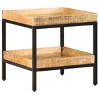 Tavolo laterale Marrone 45 x 45 x 45 cm Legno di mango massello