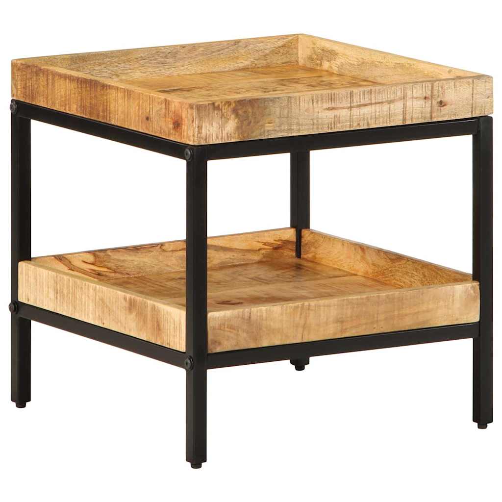 Tavolo laterale Marrone 45 x 45 x 45 cm Legno di mango massello