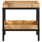 Tavolo laterale Marrone 45 x 45 x 45 cm Legno di mango massello