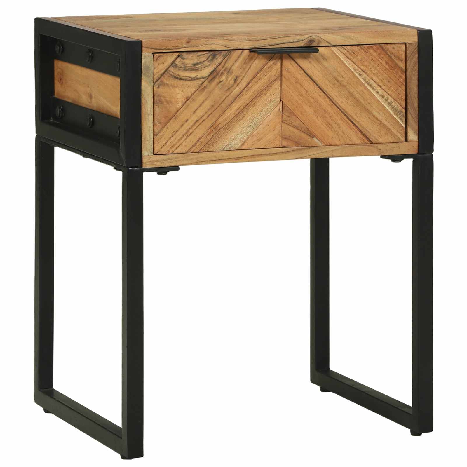 Comodino con cassetto Marrone 40 x 35 x 50 cm