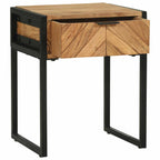 Comodino con cassetto Marrone 40 x 35 x 50 cm