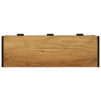 Mobile TV Marrone 100 x 35 x 50 cm Legno di Acacia Massello
