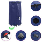 Serbatoio Acqua con Rubinetto Pieghevole 380 L in PVC