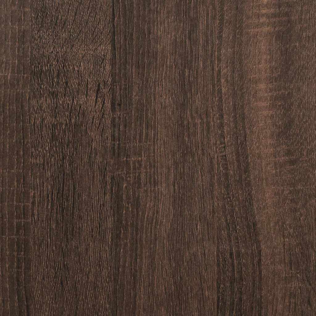 Mobile TV Rovere Marrone 206,5x28,5x95 cm in Legno Multistrato