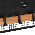 Appendiabiti da Parete 90x11x30 cm in Legno Massello di Mango