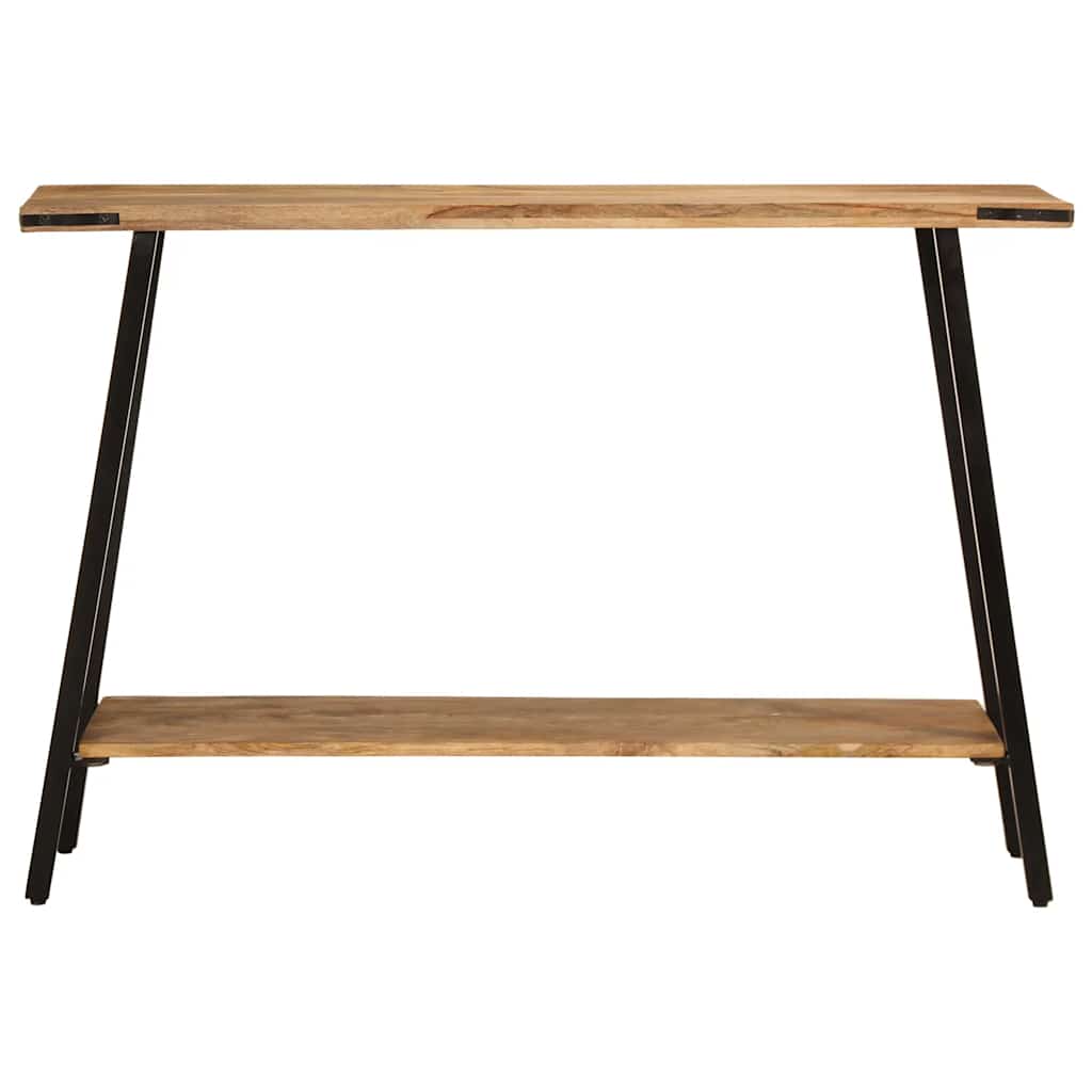 Tavolo Consolle 110x30x75 cm in Legno Massello di Mango