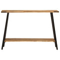 Tavolo Consolle 110x30x75 cm in Legno Massello di Mango
