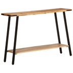 Tavolo Consolle 110x30x75 cm in Legno Massello di Mango