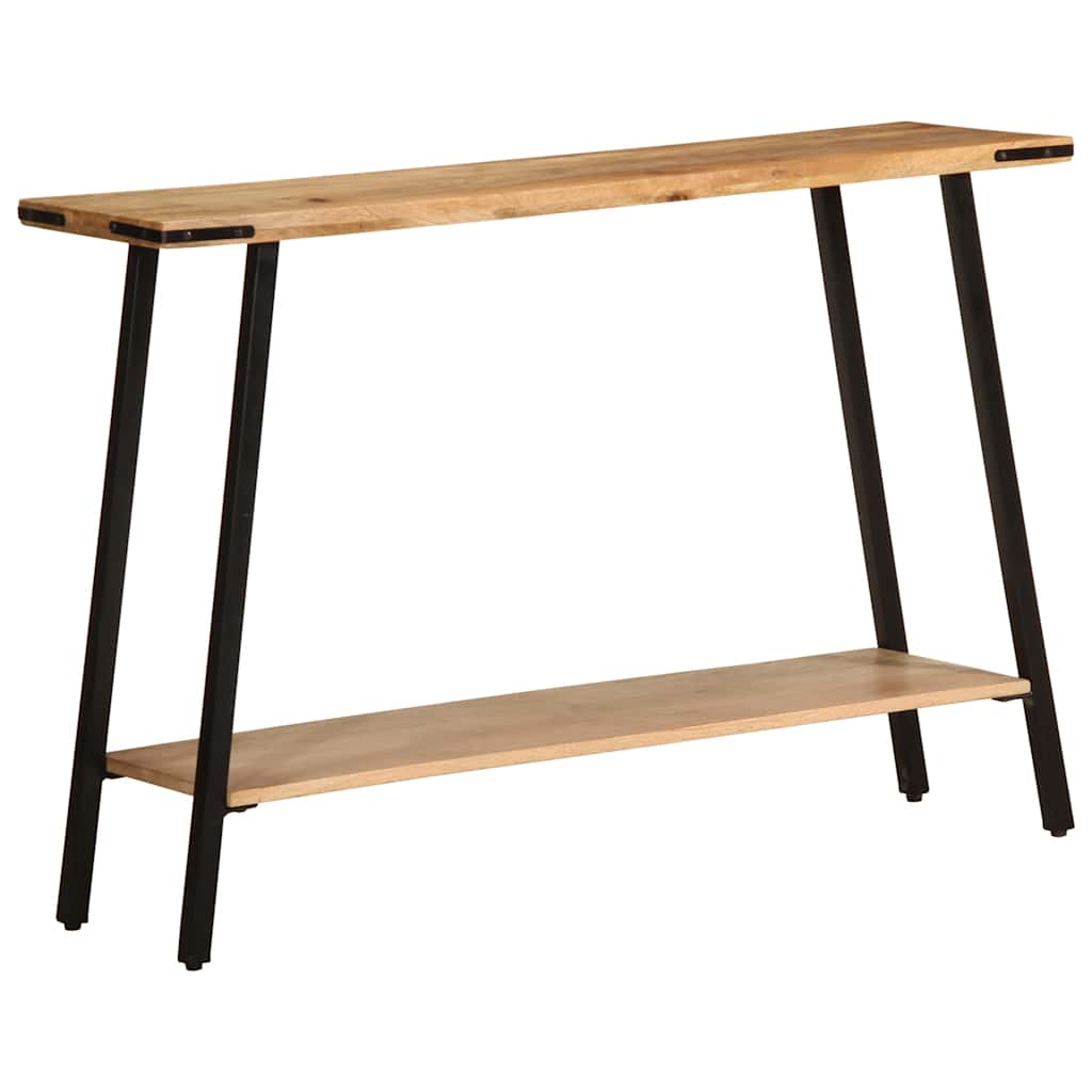 Tavolo Consolle 110x30x75 cm in Legno Massello di Mango