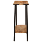 Tavolo Consolle 110x30x75 cm in Legno Massello di Mango