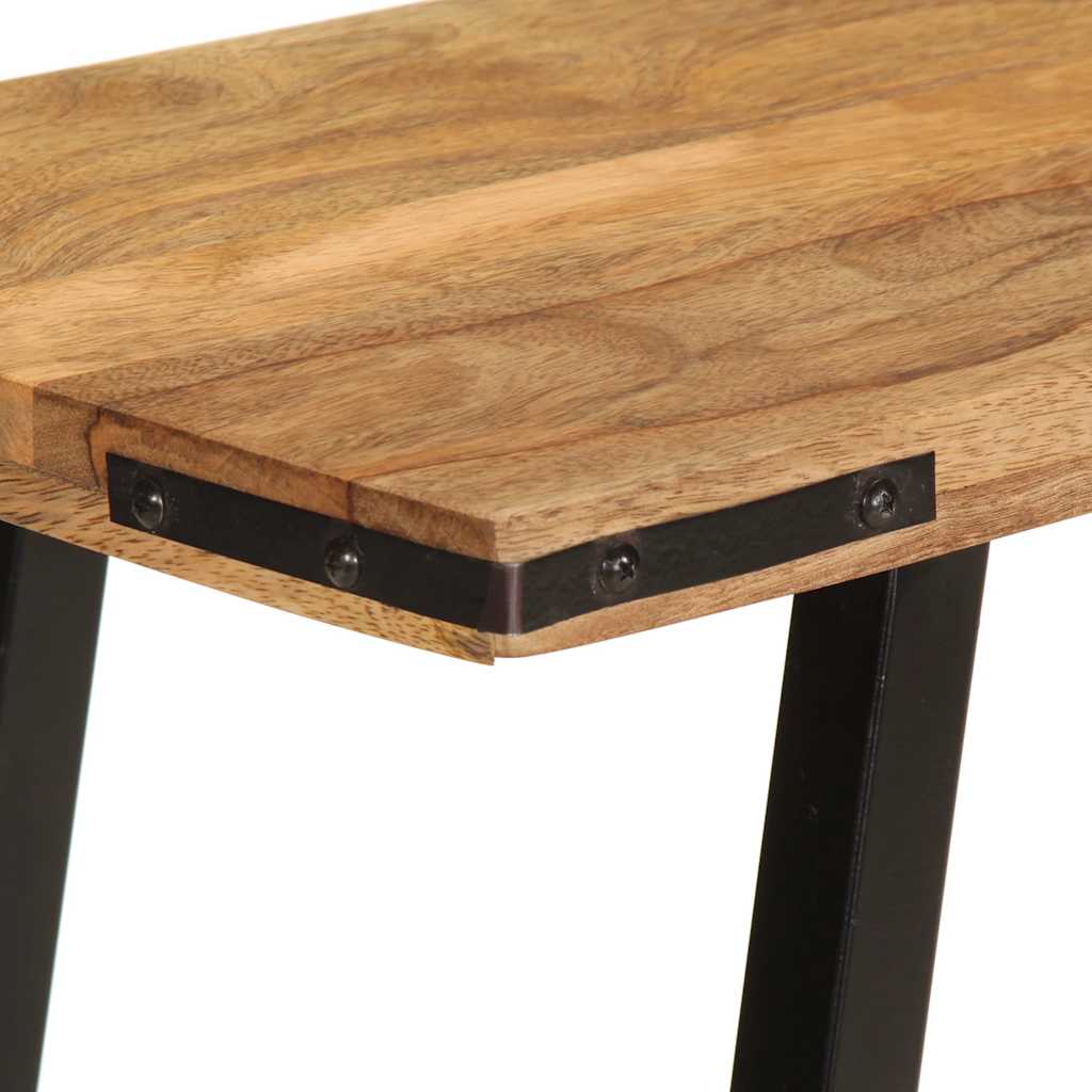 Tavolo Consolle 110x30x75 cm in Legno Massello di Mango
