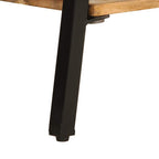 Tavolo Consolle 110x30x75 cm in Legno Massello di Mango