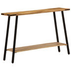 Tavolo Consolle 110x30x75 cm in Legno Massello di Mango
