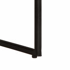 Tavolino da Salotto 110x55x40 cm in Legno Massello di Acacia