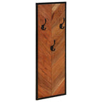 Appendiabiti 2 pz 35x1x90 cm in Legno Massello di Acacia
