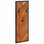 Appendiabiti 2 pz 35x1x90 cm in Legno Massello di Acacia